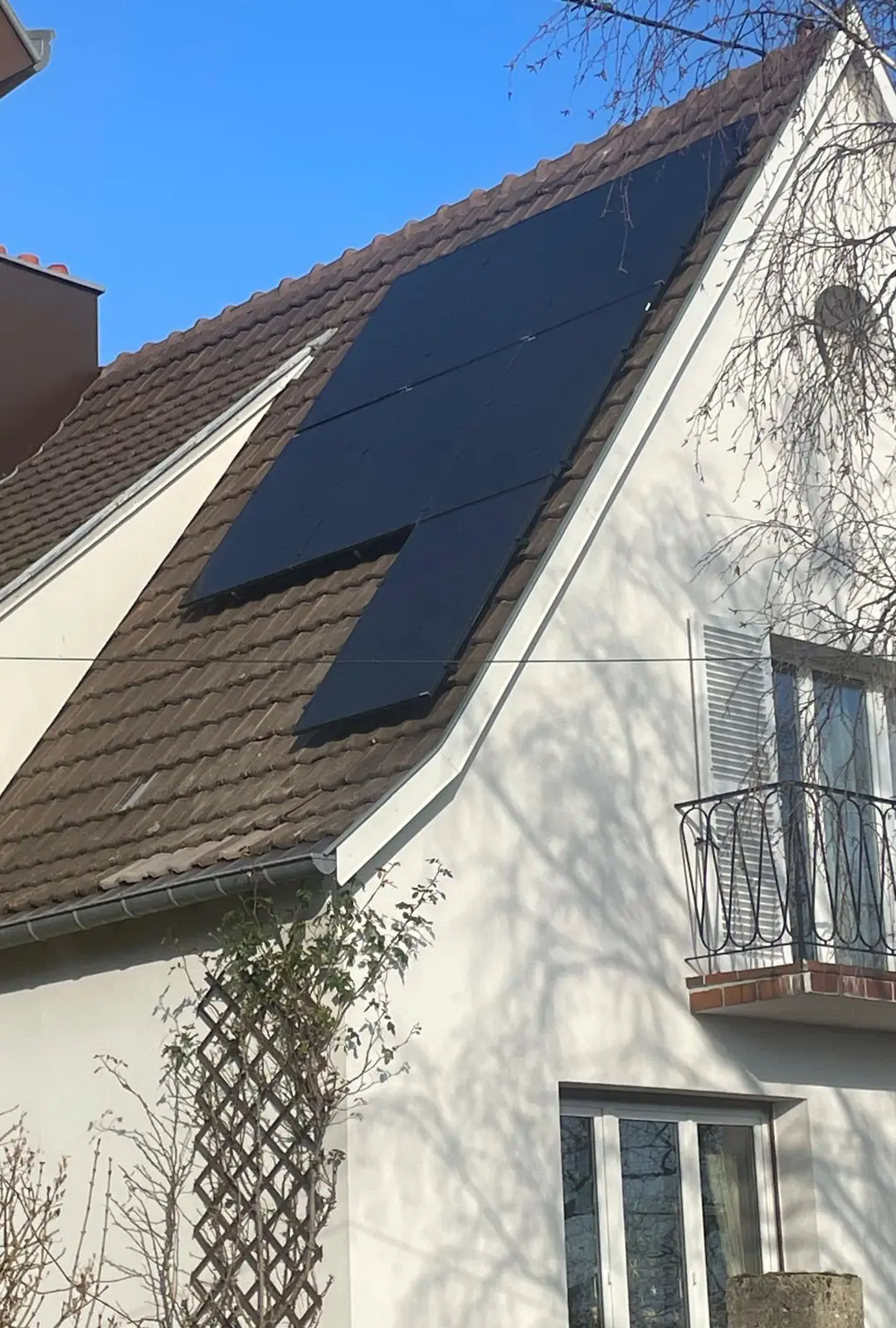 Panneaux solaires installés sur une maison à Hœnheim par Calisun