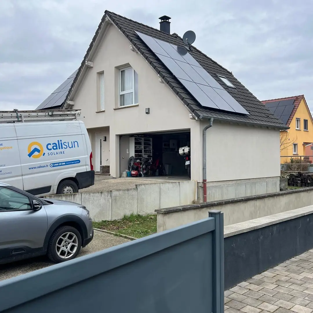 Panneaux solaires installés sur une maison à Saverne par Calisun