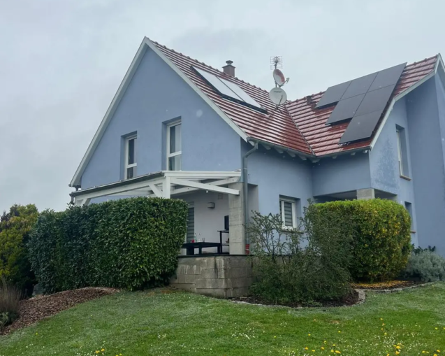 Installation de panneaux solaires sur maison individuelle à Schiltigheim réalisée par Calisun